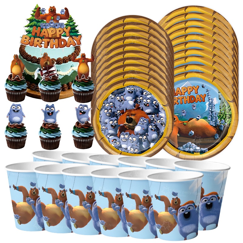 Baby Products Poster - Grizzy dan Lemmings Dekorasi Ulang Tahun